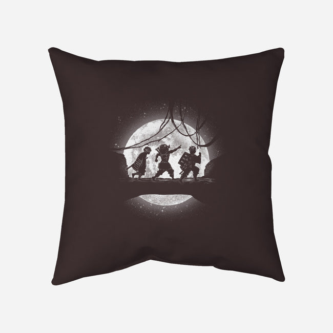 Moonlight Slayer-none removable cover w insert throw pillow-fanfreak1
