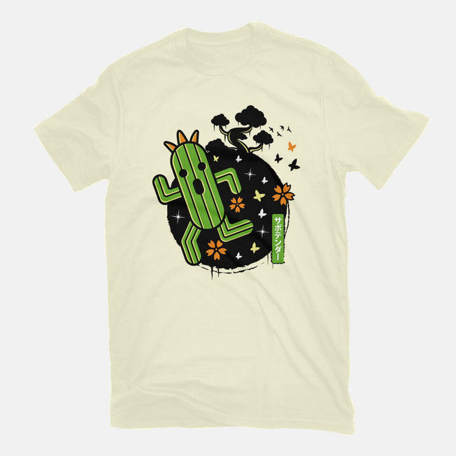 Cactilio Japanese Landscape-mens basic tee-Logozaste
