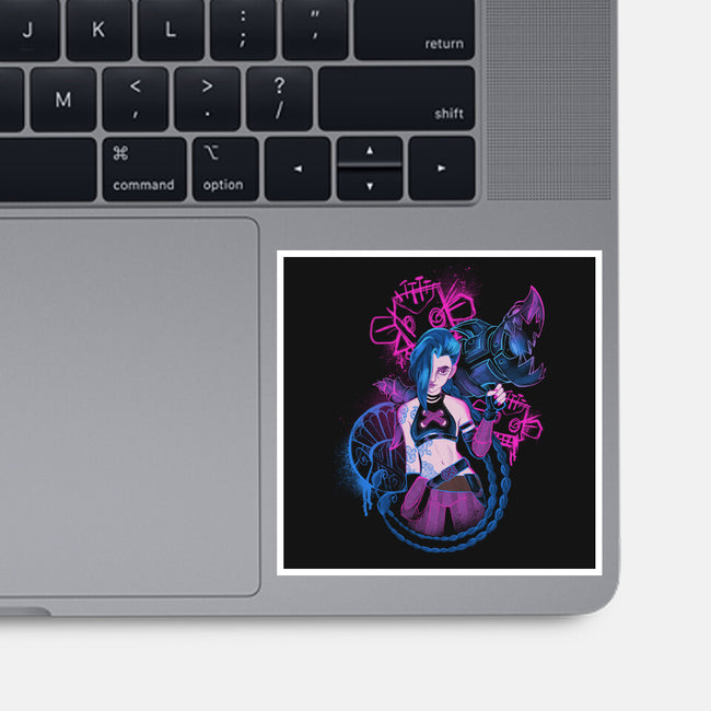Everyone's My Enemy-none glossy sticker-ricolaa