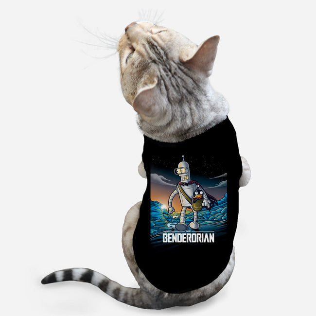 The Benderorian Poster-cat basic pet tank-trheewood