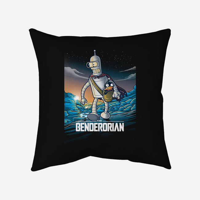 The Benderorian Poster-none removable cover w insert throw pillow-trheewood