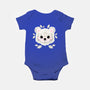 Polar Bear Of Leaves-baby basic onesie-NemiMakeit