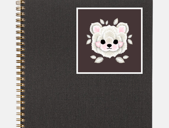 Polar Bear Of Leaves