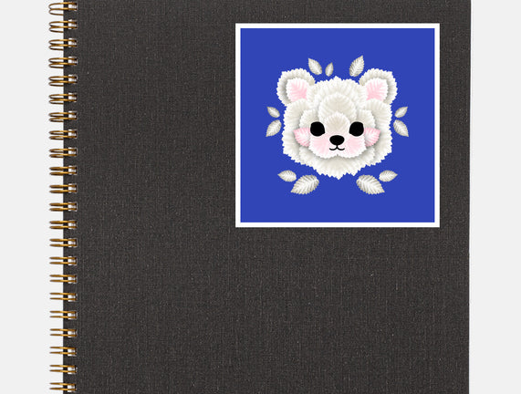 Polar Bear Of Leaves