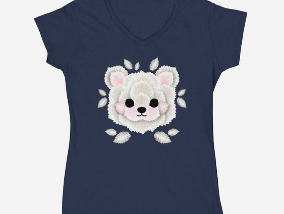 Polar Bear Of Leaves