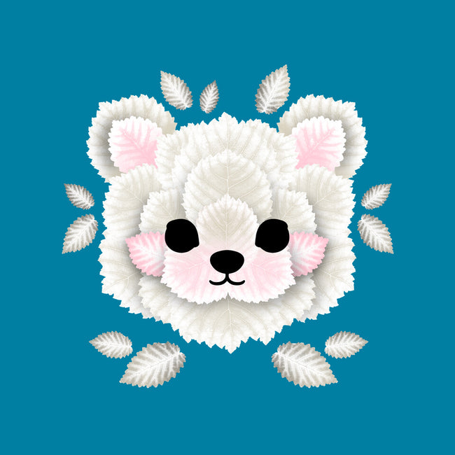 Polar Bear Of Leaves-none fleece blanket-NemiMakeit