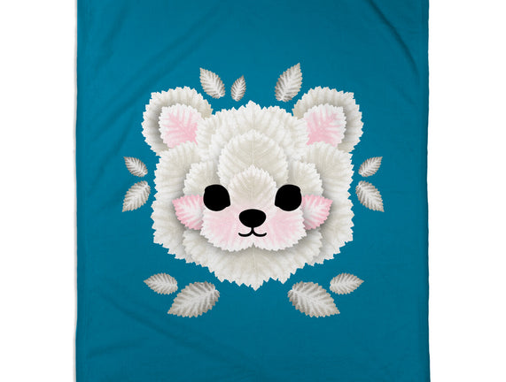 Polar Bear Of Leaves