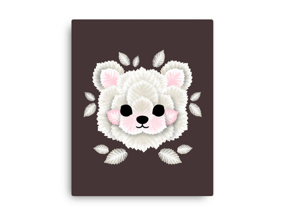 Polar Bear Of Leaves