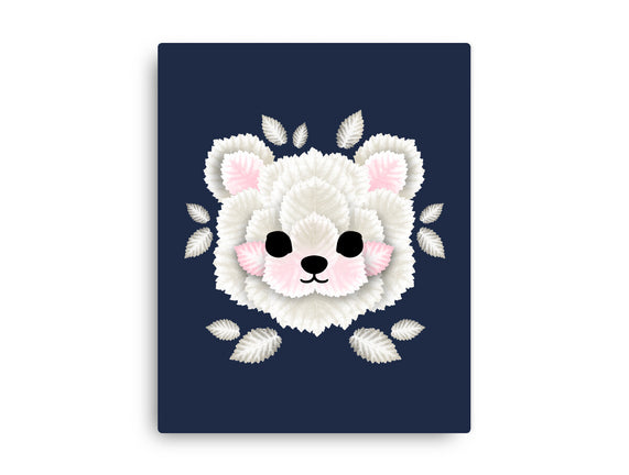 Polar Bear Of Leaves