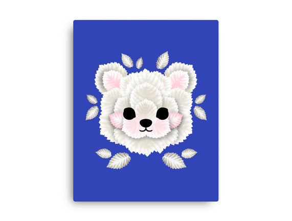 Polar Bear Of Leaves