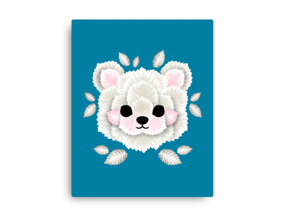 Polar Bear Of Leaves