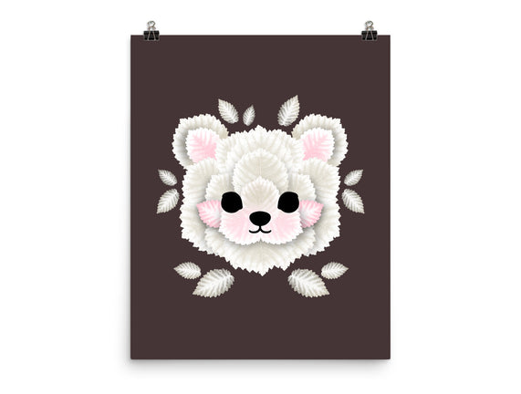 Polar Bear Of Leaves