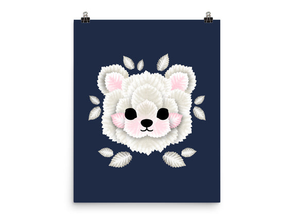 Polar Bear Of Leaves