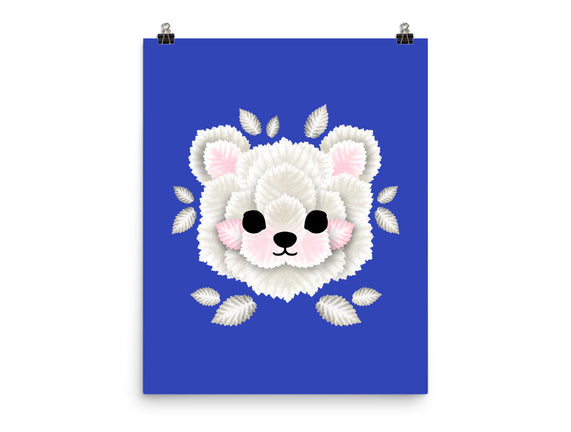 Polar Bear Of Leaves