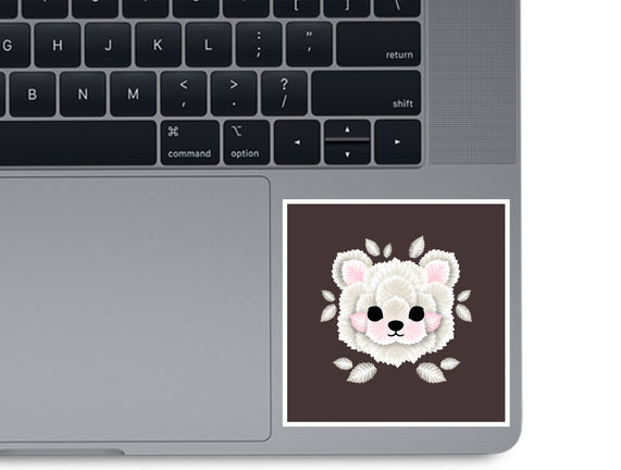 Polar Bear Of Leaves