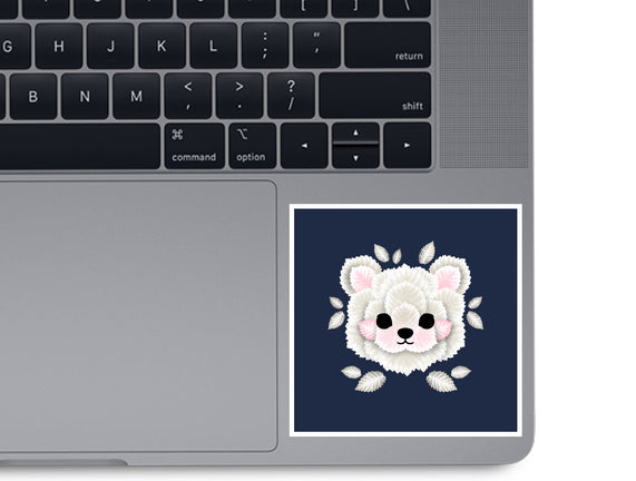 Polar Bear Of Leaves