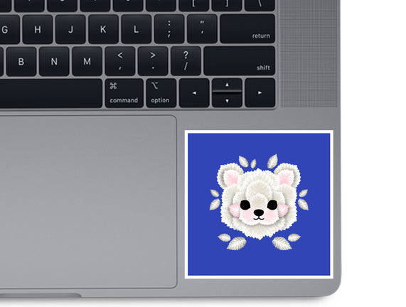 Polar Bear Of Leaves