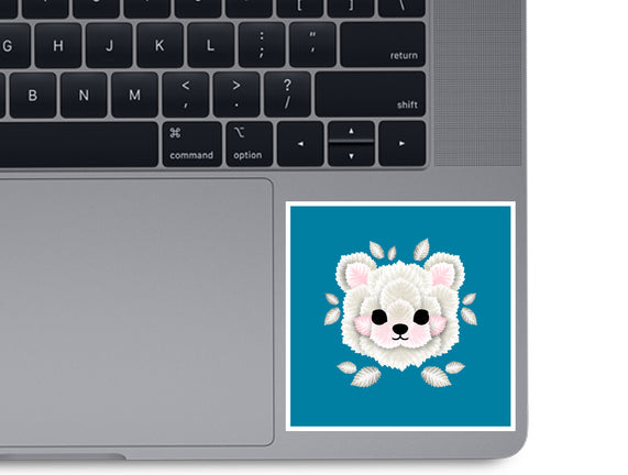 Polar Bear Of Leaves