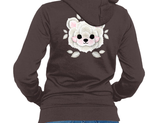 Polar Bear Of Leaves