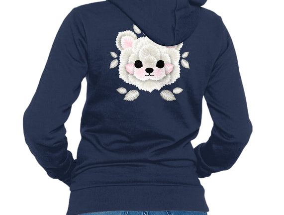 Polar Bear Of Leaves