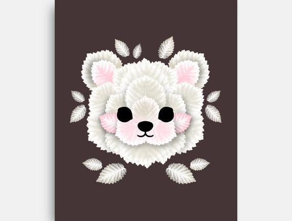 Polar Bear Of Leaves