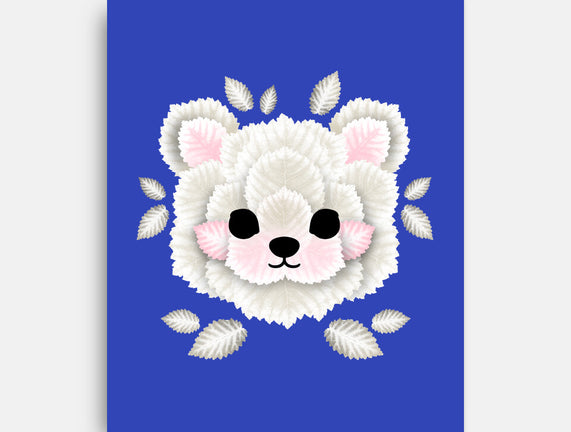 Polar Bear Of Leaves
