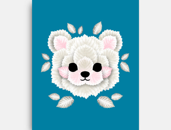 Polar Bear Of Leaves