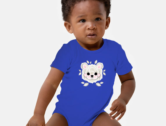 Polar Bear Of Leaves