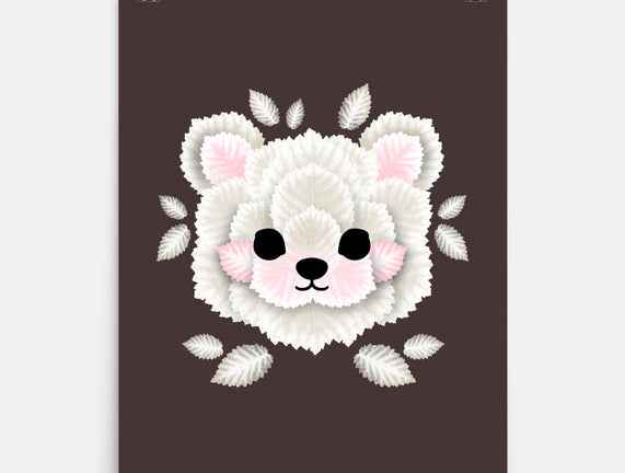 Polar Bear Of Leaves