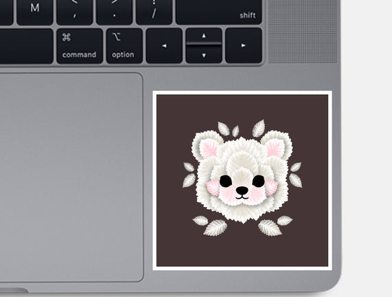 Polar Bear Of Leaves