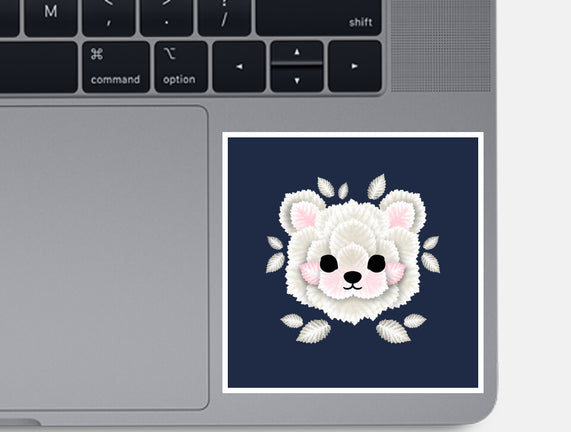 Polar Bear Of Leaves