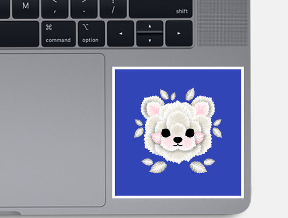 Polar Bear Of Leaves