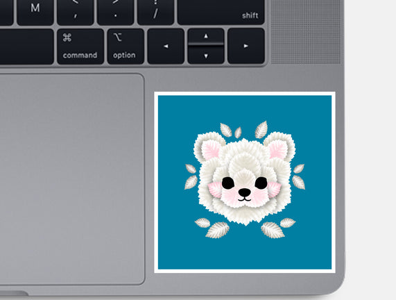 Polar Bear Of Leaves