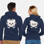 Polar Bear Of Leaves-unisex zip-up sweatshirt-NemiMakeit