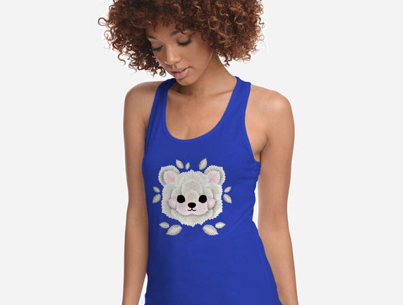 Polar Bear Of Leaves