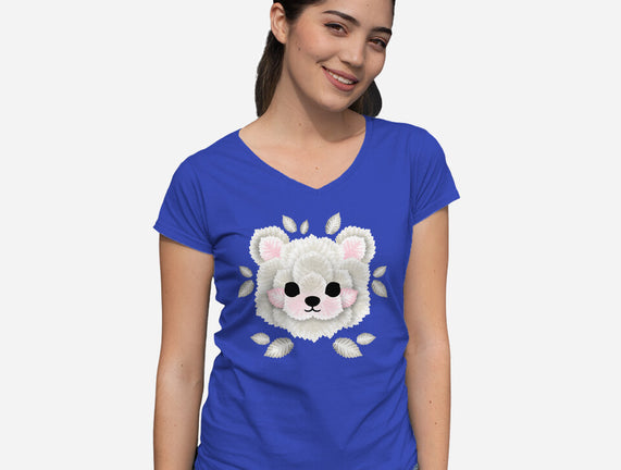 Polar Bear Of Leaves