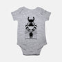 The Knight And The Shade-baby basic onesie-Alundrart