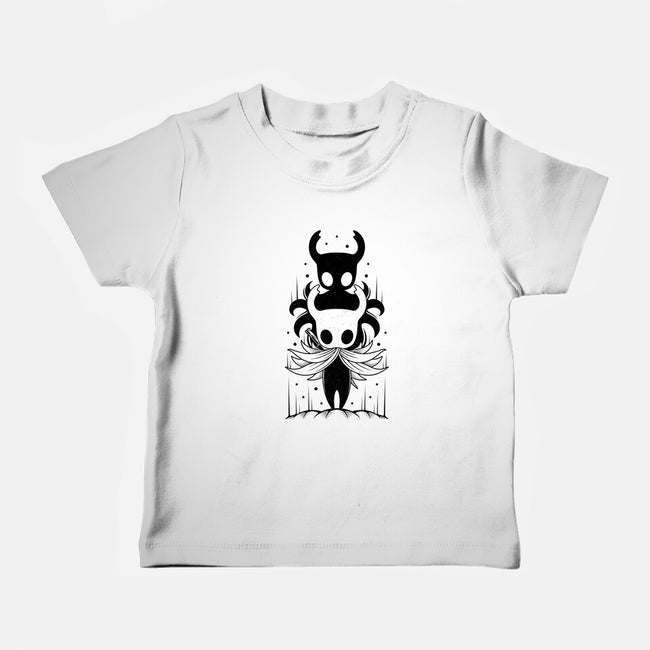 The Knight And The Shade-baby basic tee-Alundrart