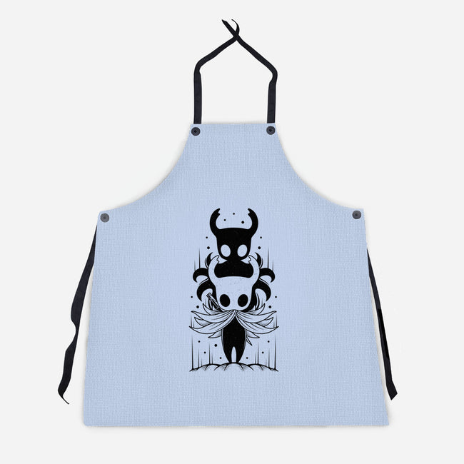 The Knight And The Shade-unisex kitchen apron-Alundrart