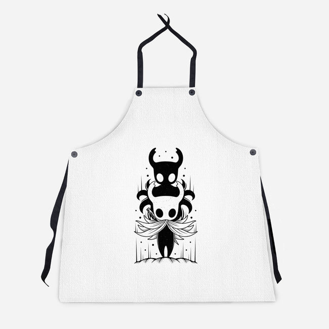 The Knight And The Shade-unisex kitchen apron-Alundrart