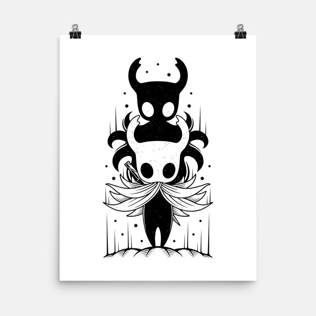 The Knight And The Shade-none matte poster-Alundrart