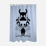 The Knight And The Shade-none polyester shower curtain-Alundrart