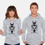 The Knight And The Shade-unisex pullover sweatshirt-Alundrart