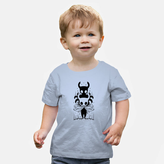 The Knight And The Shade-baby basic tee-Alundrart