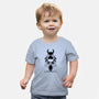 The Knight And The Shade-baby basic tee-Alundrart