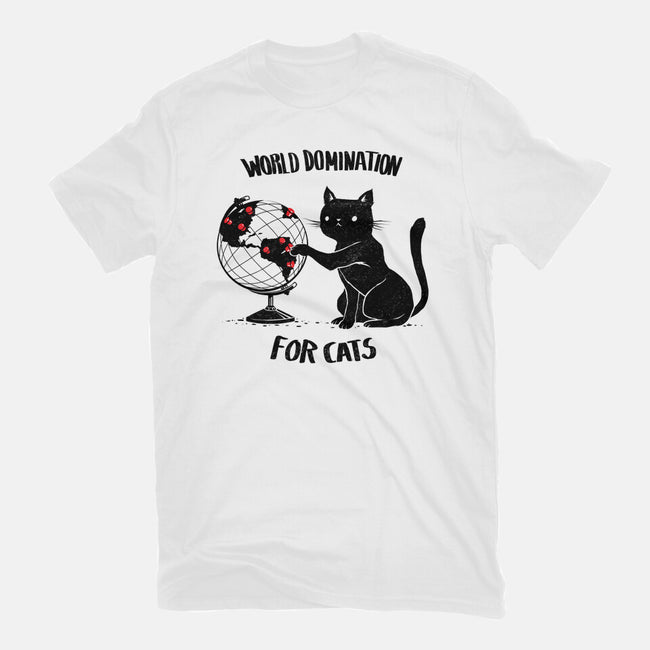 World Domination For Cats-mens basic tee-tobefonseca