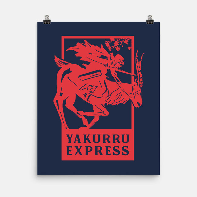 Yakurru Express-none matte poster-RamenBoy