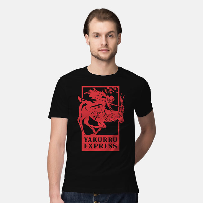 Yakurru Express-mens premium tee-RamenBoy