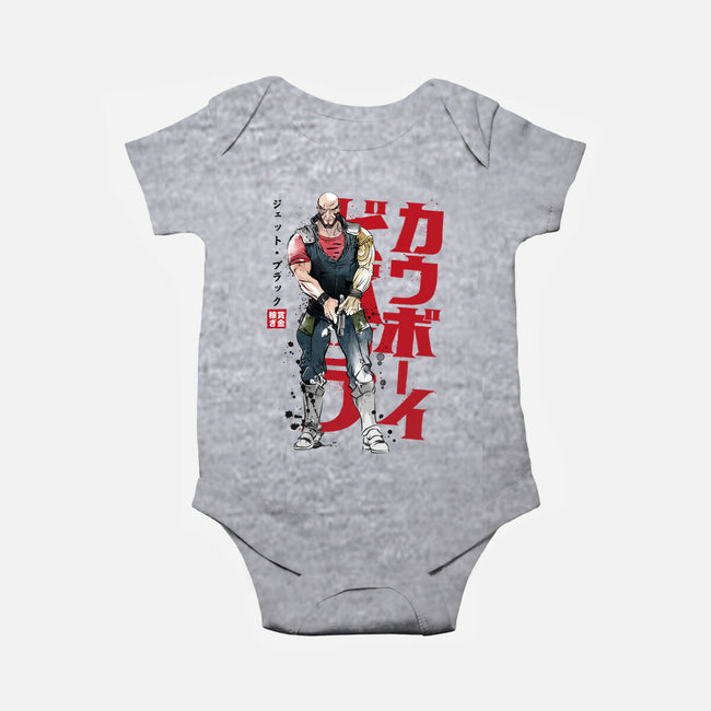 Jet Sumi-E-baby basic onesie-DrMonekers