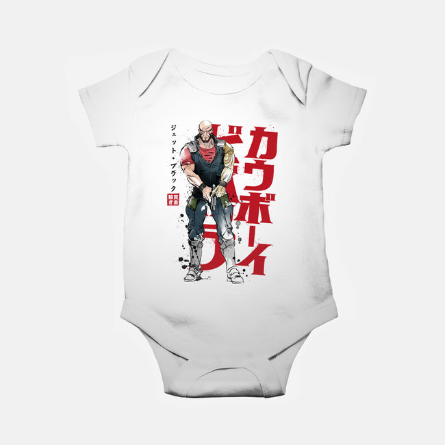 Jet Sumi-E-baby basic onesie-DrMonekers